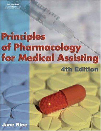 Cover for Principles of Pharmacology for Medical Assisting