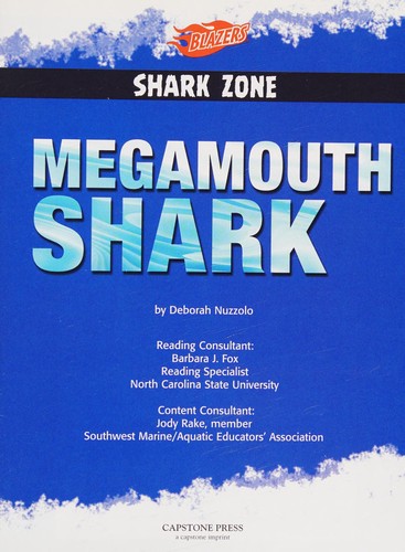 Cover for Megamouth shark