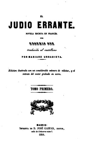 Cover for El judio errante