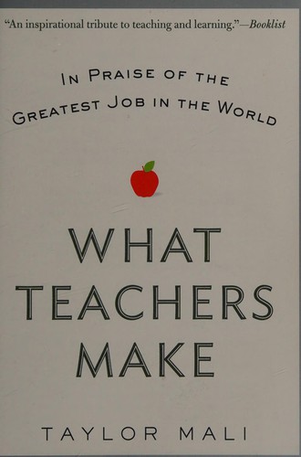 Cover for What teachers make