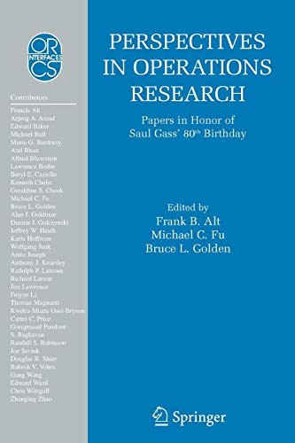 Cover for Perspectives in Operations Research