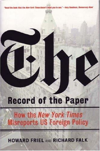 Cover for The Record of the Paper