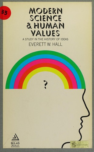 Cover for Modern science and human values