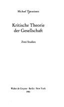 Cover for Kritische Theorie der Gesellschaft