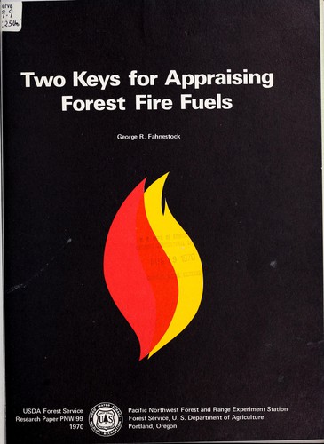 Cover for Two keys for appraising forest fire fuels