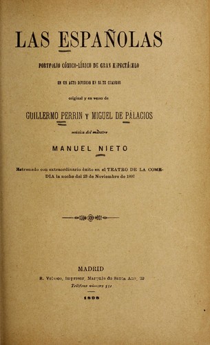 Cover for Las espan olas