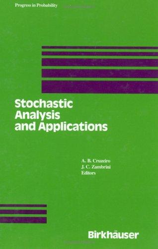 Cover for Stochastic analysis and applications