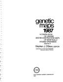 Cover for Genetic Maps 1987