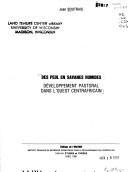 Cover for Des Peul en savanes humides