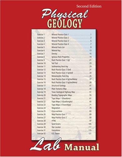 Cover for Physical Geology Lab Manual