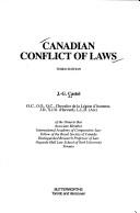 Cover for Canadian conflict of laws