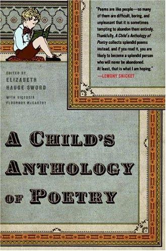 Cover for A child's anthology of poetry