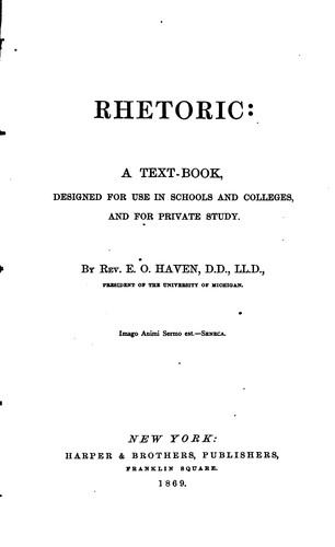 Cover for Rhetoric
