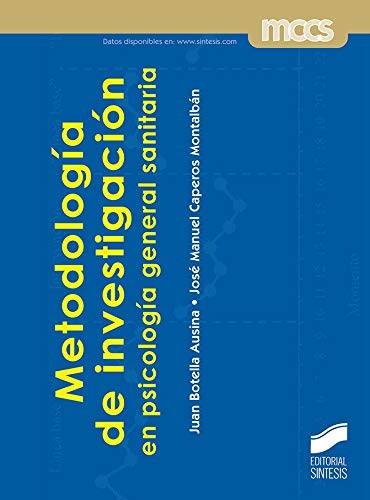 Cover for Metodología de investigación en psicología general sanitaria