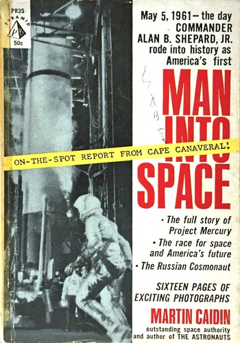 Cover for Man into space.