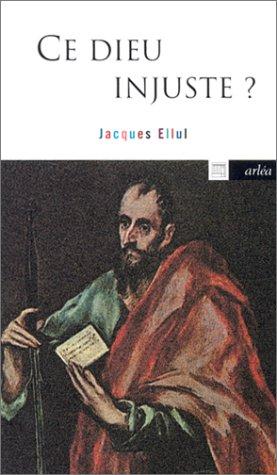 Cover for Ce Dieu injuste--?