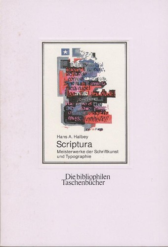 Cover for Scriptura. Meisterwerke der schriftkunst und typographie