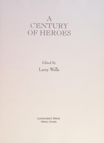 Cover for A century of heroes