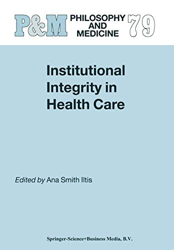 Cover for Institutional Integrity in Health Care