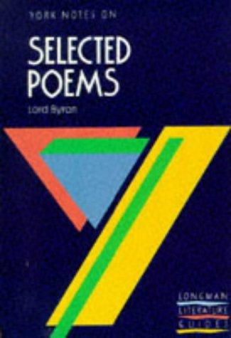 Cover for Byron, "Selected Poems"