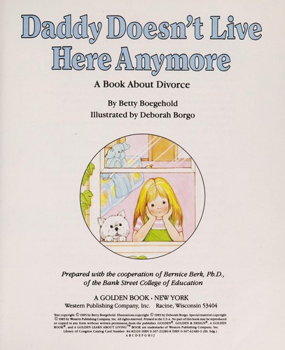 Cover for Daddy doesn't live here anymore
