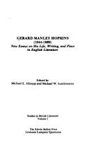 Cover for Gerard Manley Hopkins (1844-1889)