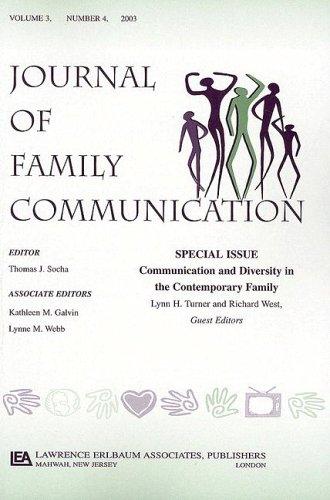 Cover for Communication and Diversity in the Contemporary Family