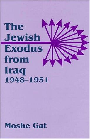 Cover for The Jewish exodus from Iraq, 1948-1951