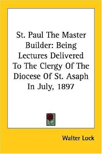 Cover for St. Paul, the Master Builder