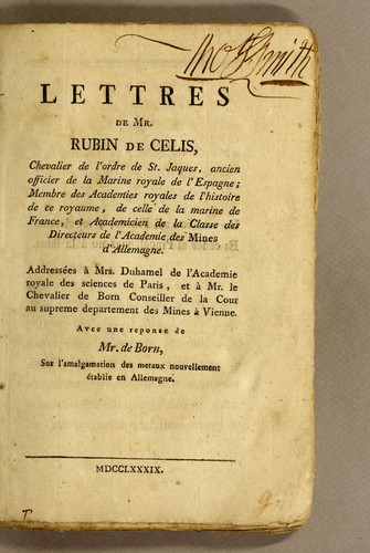 Cover for Lettres