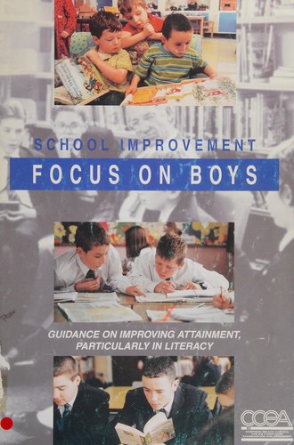 Cover for School improvement focus on boys