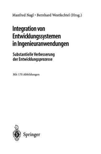 Cover for Integration von Entwicklungssystemen in Ingenieuranwendungen