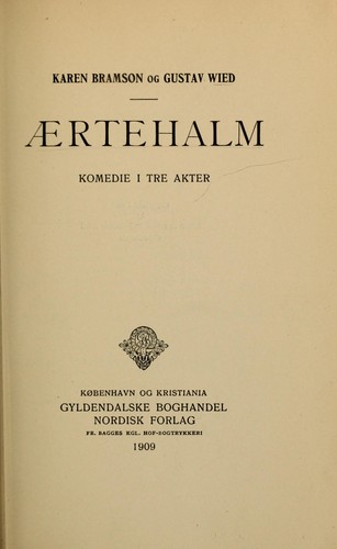 Cover for Aertehalm