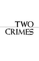 Cover for Two crimes
