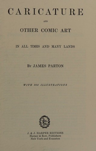 Cover for Caricature and other comic art in all times and many lands.