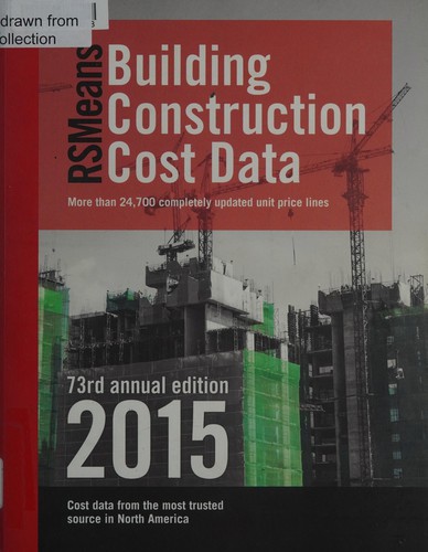 Cover for RSMeans building construction cost data 2015