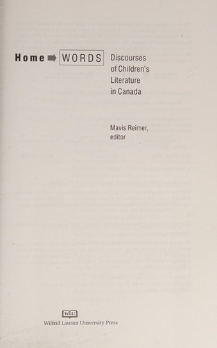 Cover for Home words