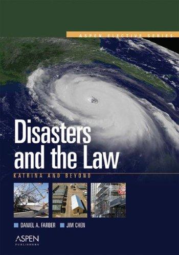 Cover for Disasters And the Law