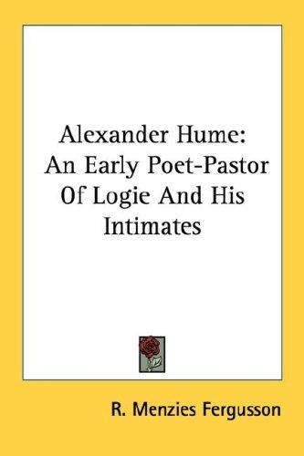Cover for Alexander Hume