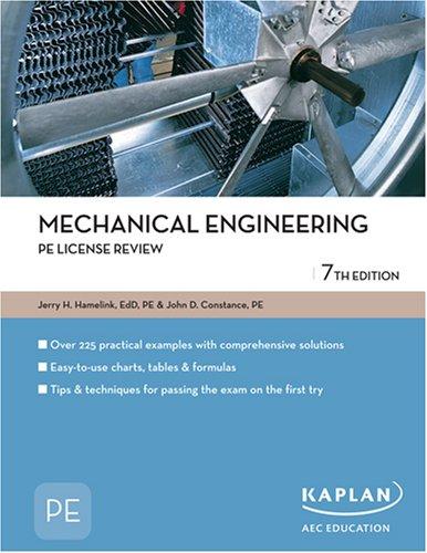 Cover for Mechanical Engineering PE License Review