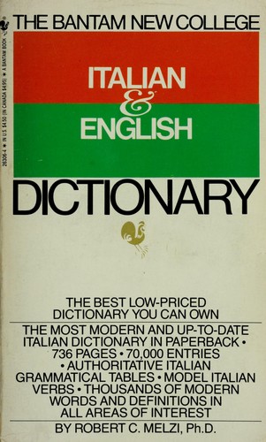 Cover for Bantam/italian/dict.