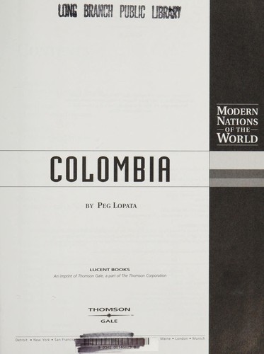 Cover for Colombia