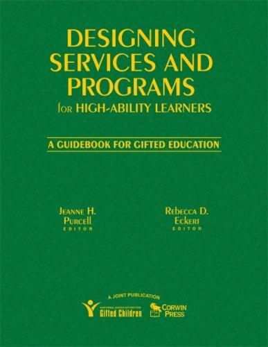 Cover for Designing Services and Programs for High-Ability Learners