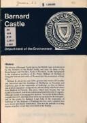 Cover for Barnard Castle