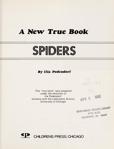 Cover for Spiders