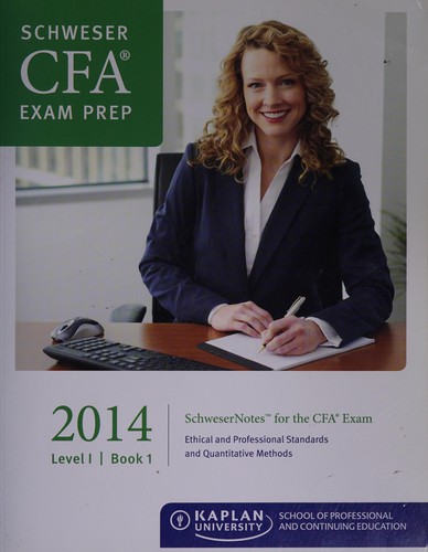 Cover for SchweserNotes for the 2014 CFA exam