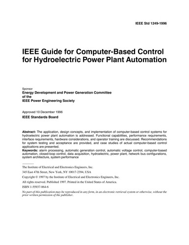 Cover for IEEE guide for protective relay applications to power transformers