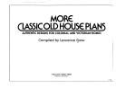 Cover for More Classic Old House Plans