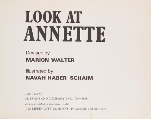 Cover for Look at Annette.