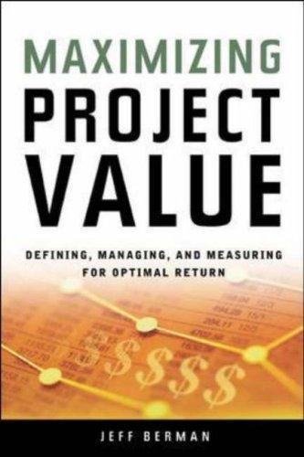 Cover for Maximizing Project Value